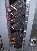 neat and orderly industrial electrical box after installation 
