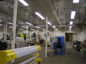 manufacturing lighting installation